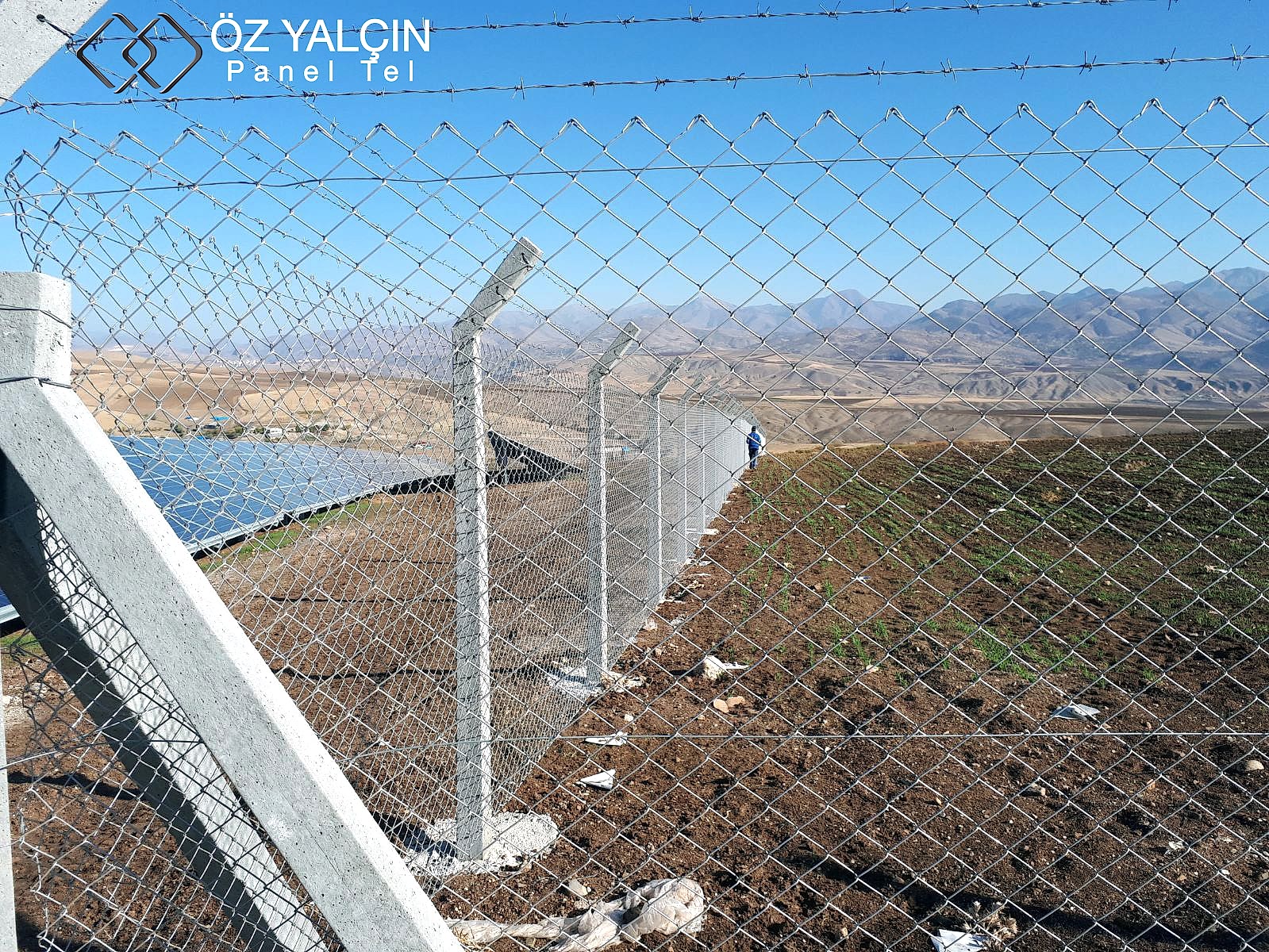 Beton Direkli Galvaniz Örgü Tel 